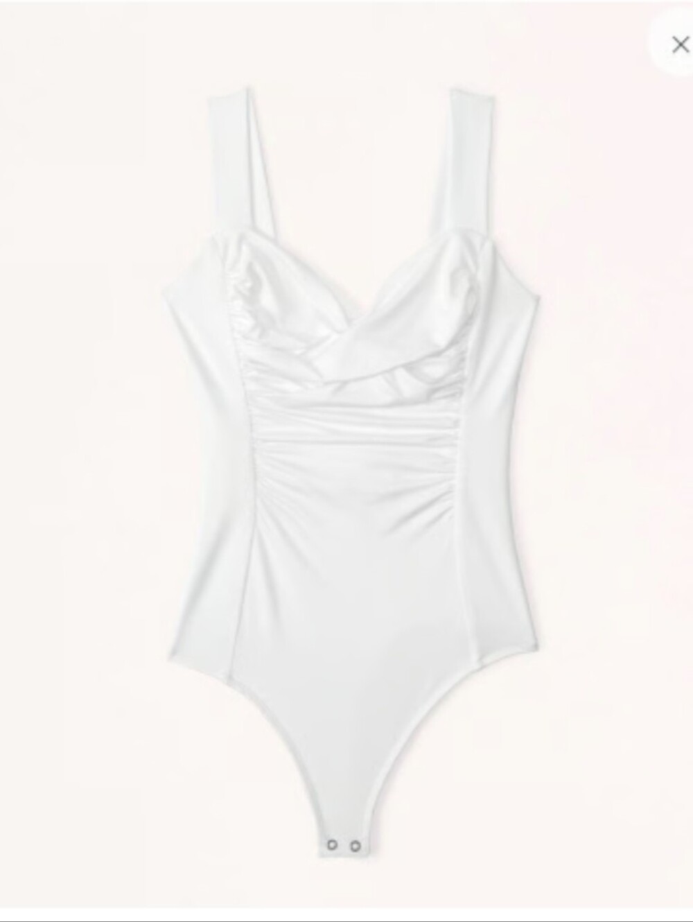 Abercrombie Soft White Bodysuit
